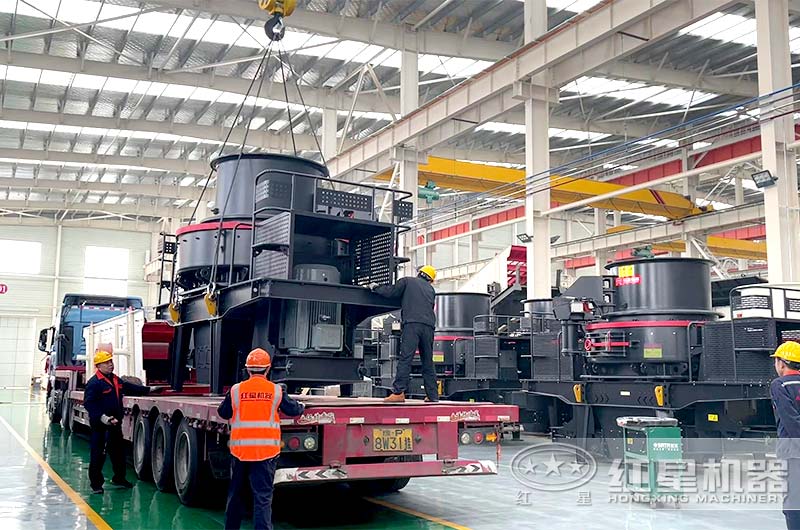 紅星環保干式制砂機-機制砂免烘干 紅星環保干式制砂機-機制砂免烘干