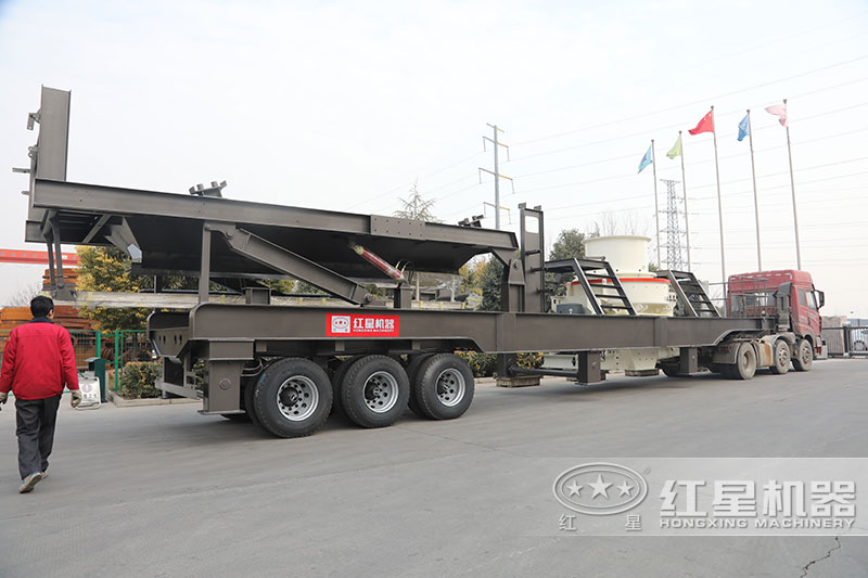 移動沖擊式制砂機發(fā)貨 移動沖擊式制砂機發(fā)貨