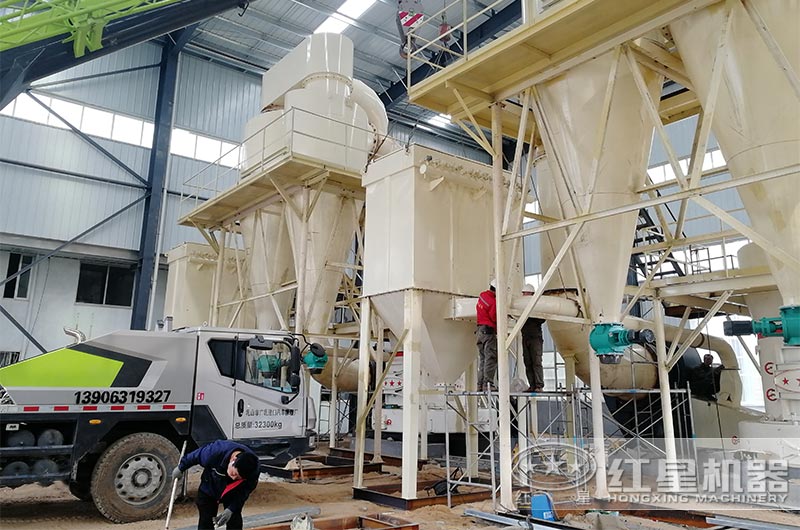 紅星機器為客戶承建的磨粉機現場 紅星機器為客戶承建的磨粉機現場